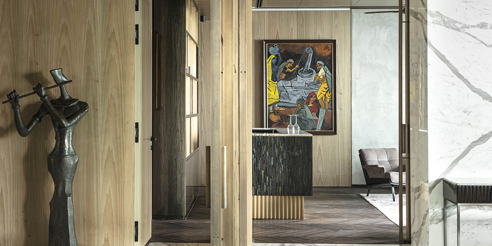 View of 20 Luxurious Penthouse Apartment Aesthetic Ideas