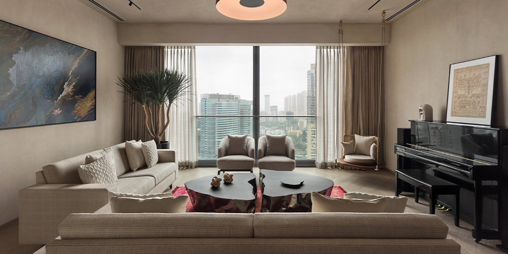 A minimalist sanctuary: Inside a Mumbai skyrise home by We Design Studio