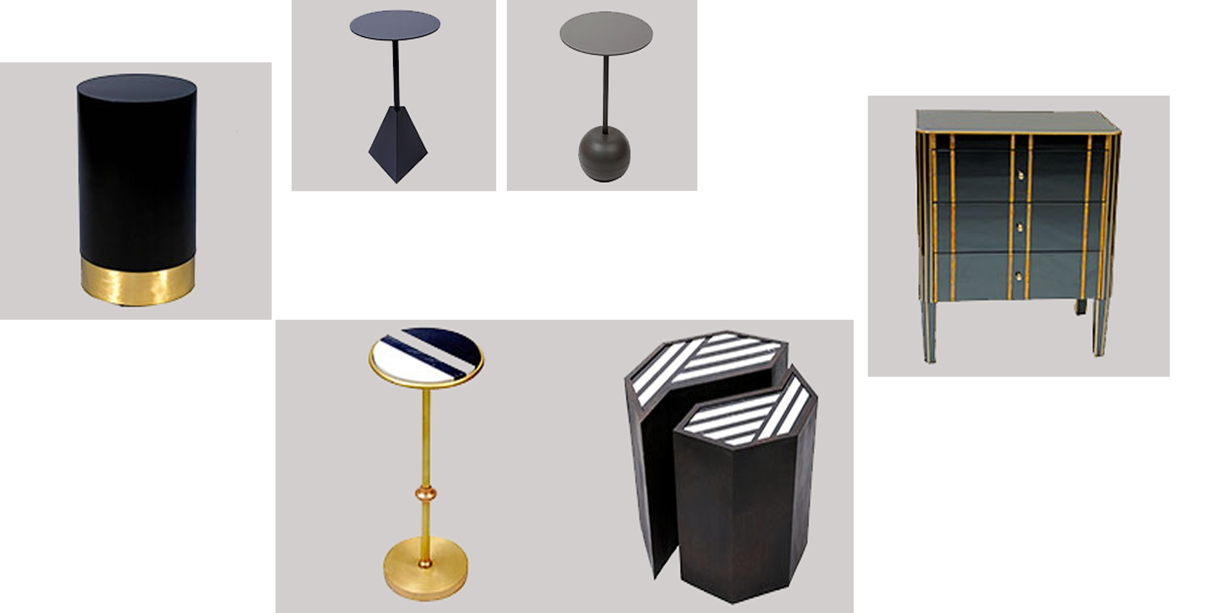 NewCollectionAlert Beyond Designs  Range Of Geometric Side Tables 