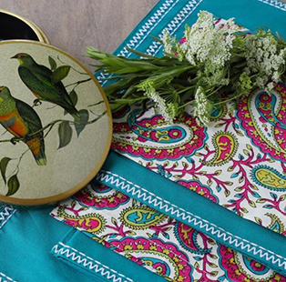 #NewCollectionAlert: The table linen from Sarita Handa’s line will transport you to a beachy haven