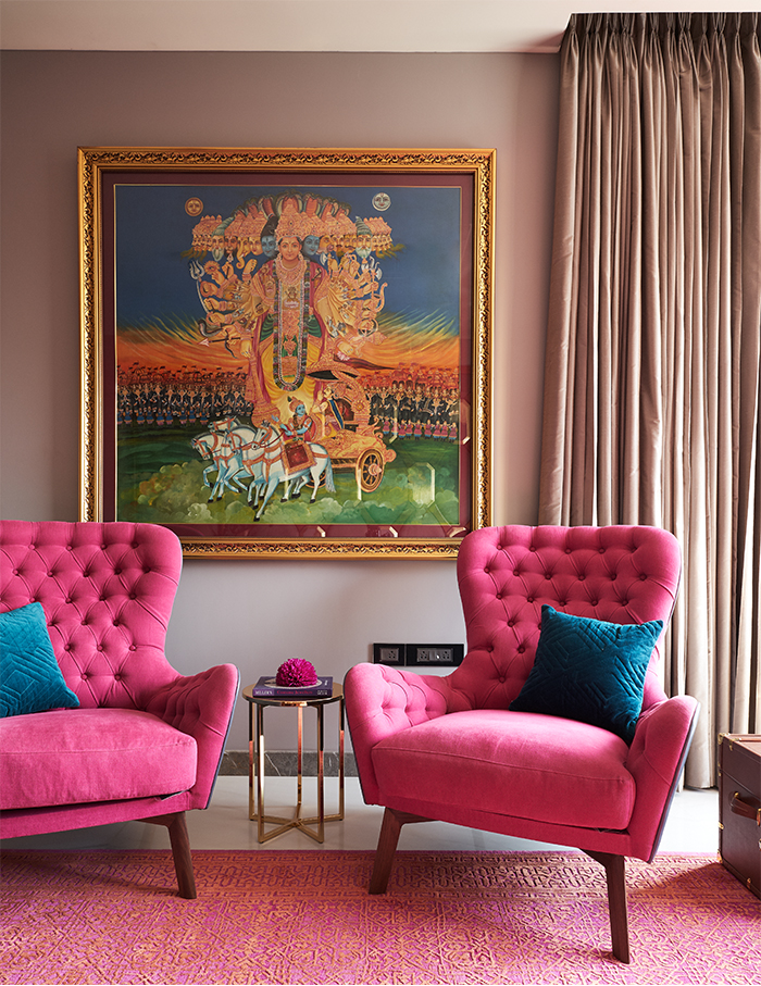 This Jaipur home perfectly blends minimalism with maximalism