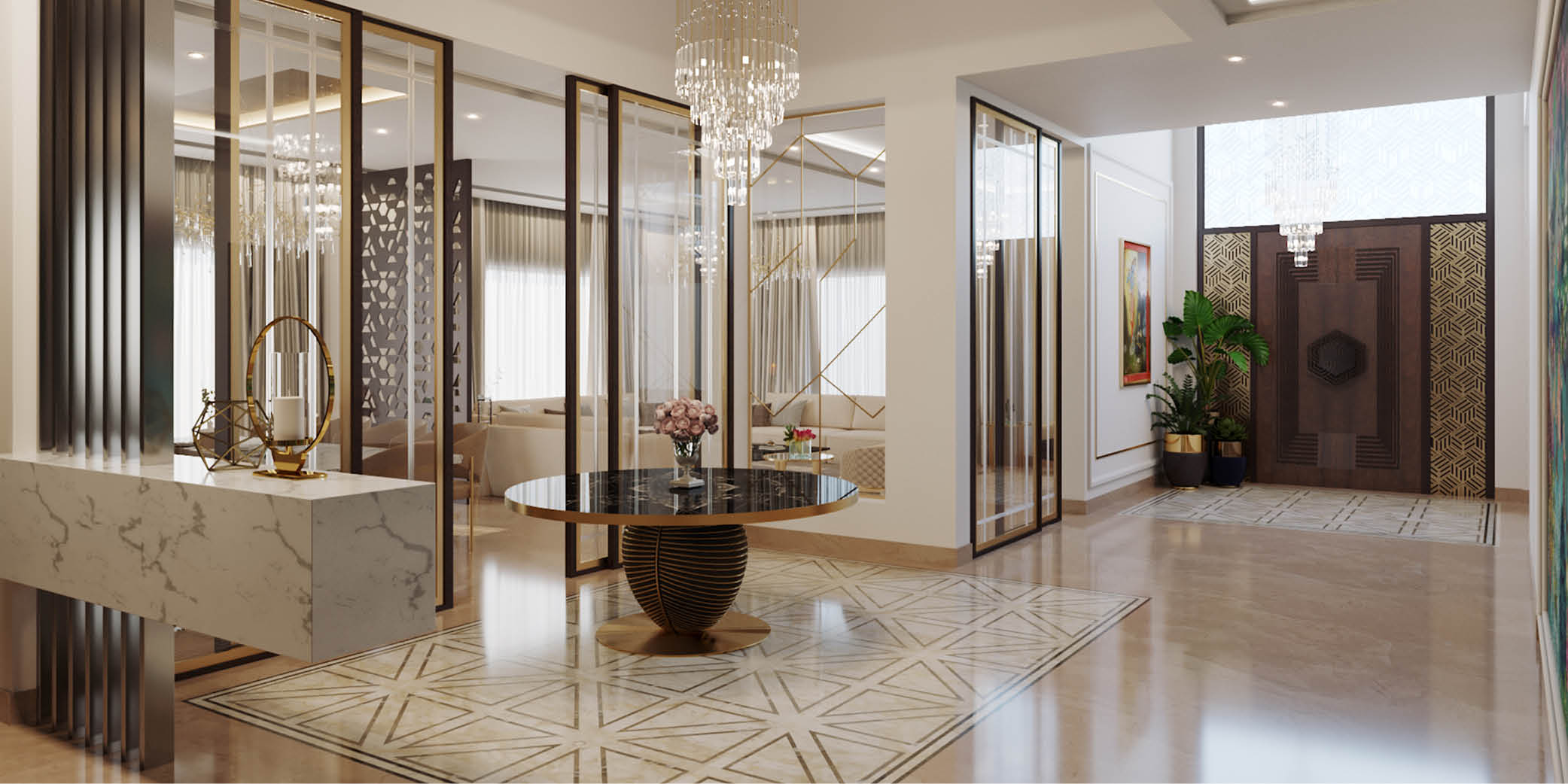 These Luxury Spaces With Innovative Walls Will Leave You Floored 