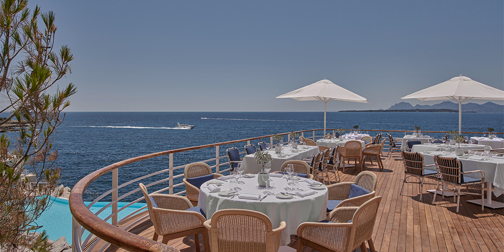 Patricia Anastassiadis styles three dining venues for Hotel du Cap-Eden ...