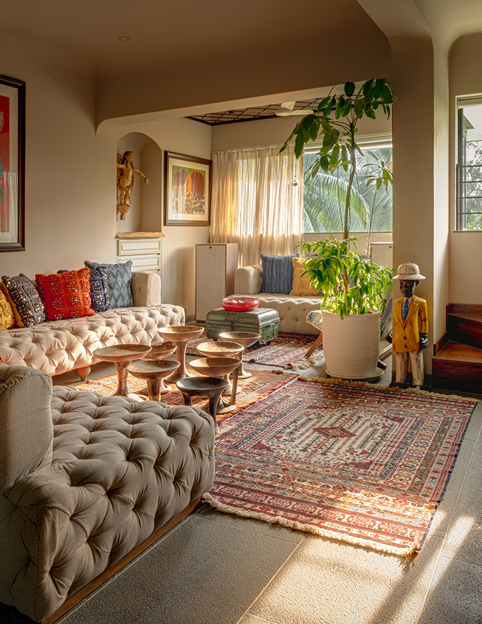 Shabnam Gupta sketches an artsy canvas for this Mumbai home - ELLE DECOR