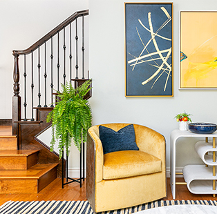 Classic design has a meet-cute with art deco in this San Jose home by  Dekorati Interiors - ELLE DECOR