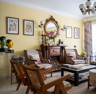Shining the spotlight on our effervescent north eastern heritage is this Bengaluru home by ThumbSpark Creative