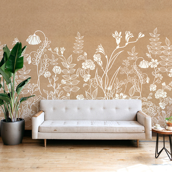 Krafty Tales- Botanical garden Mural wallpaper