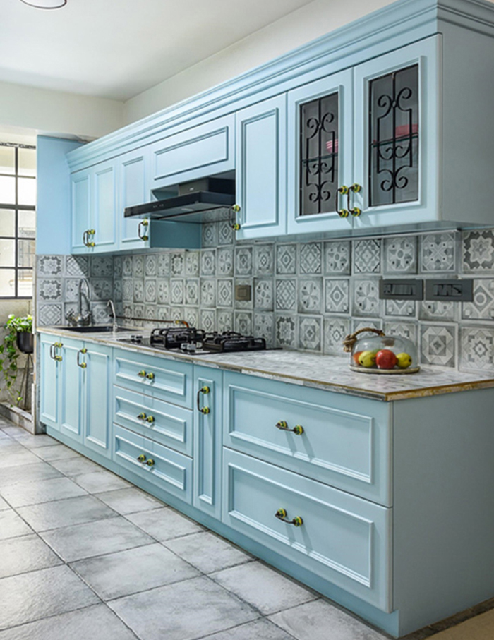 colourful kitchens