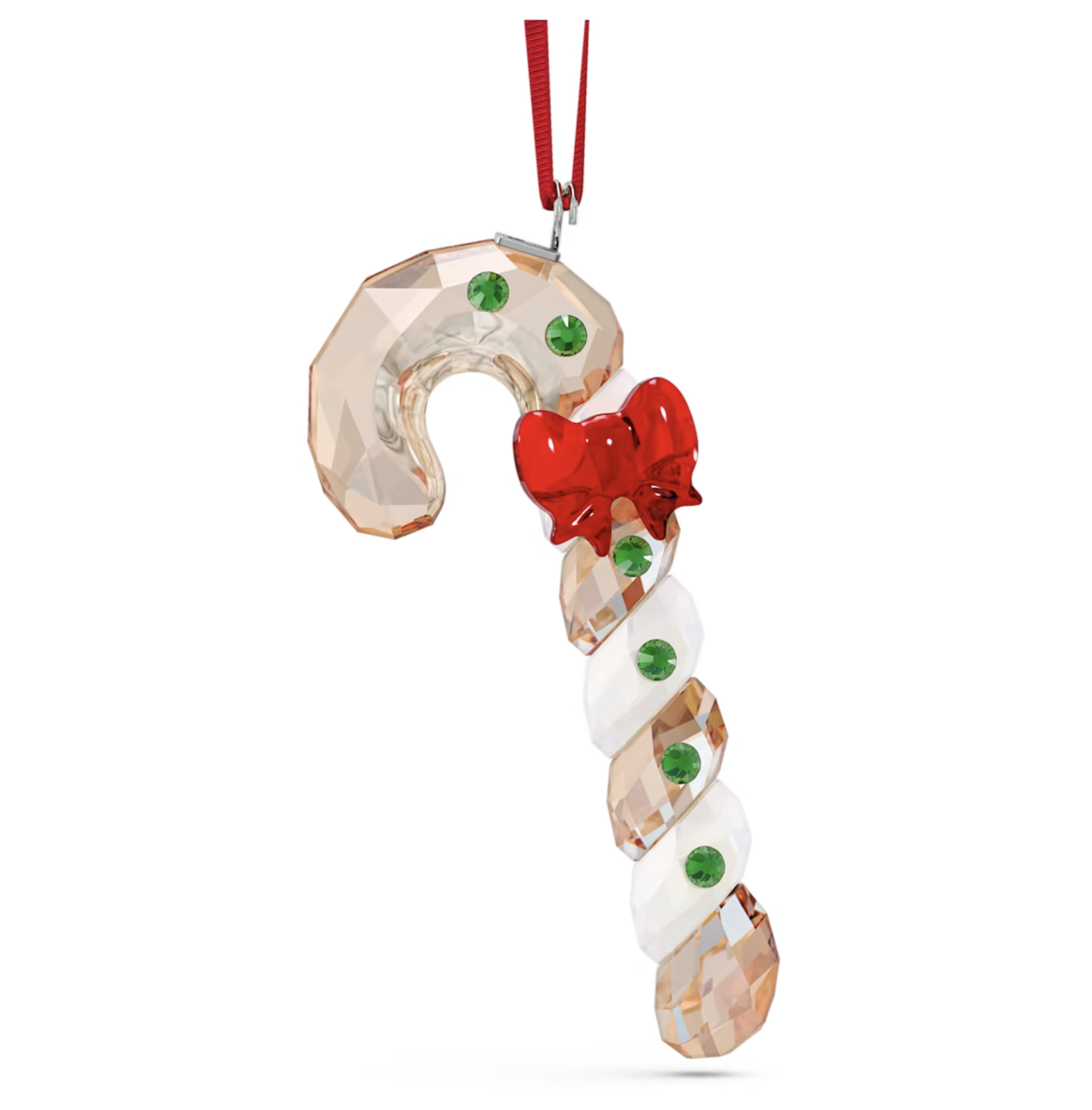 Holiday Cheers Gingerbread Candy Cane Ornament