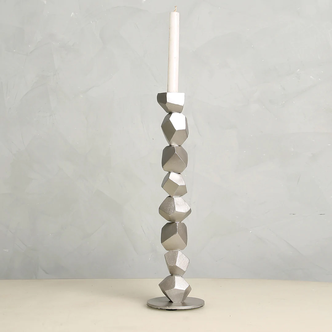 Uneven Facets Candle Stand