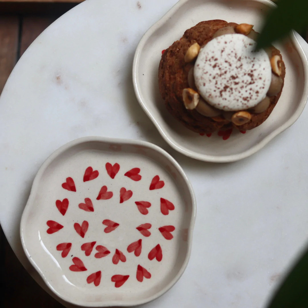 Heart Mug & All Heart Dessert Plate