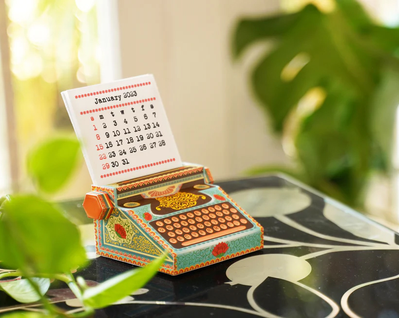 Typewriter Calendar