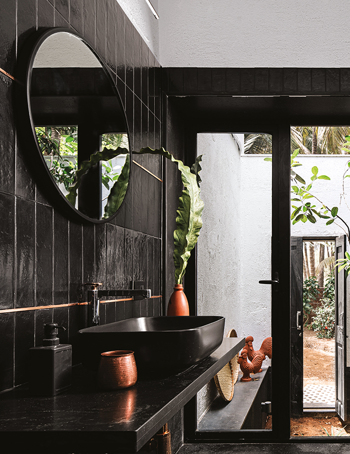 6 black bathrooms that are unapologetically fresh and fabulous