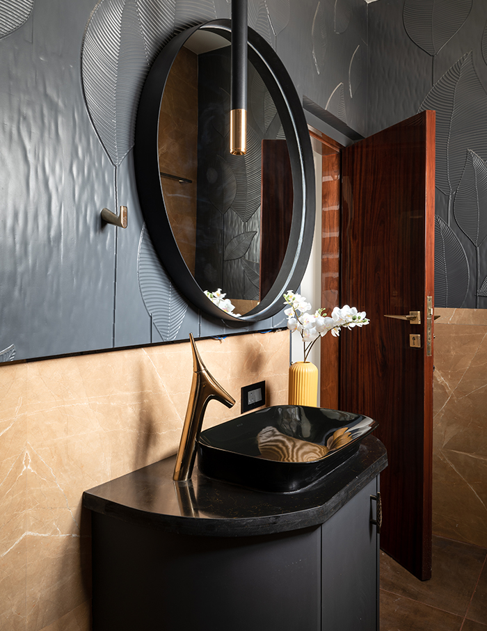 6 black bathrooms that are unapologetically fresh and fabulous