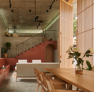Cabin home in Bengaluru by Taliesyn redefines the pleasures of simple living with its earthy tones