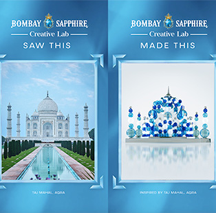 Bombay Sapphire Creative Lab takes inspiration from the Taj Mahal for their Saw This, Made this Global Campaign