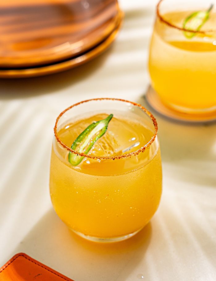 mango cocktail at Millo