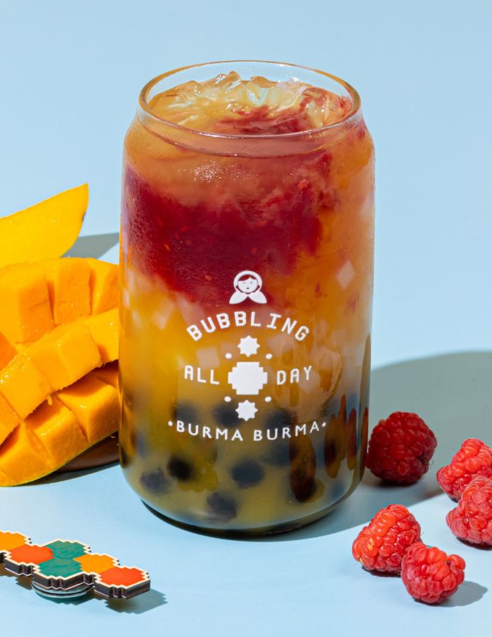 Mango bubble tea Burma Burma