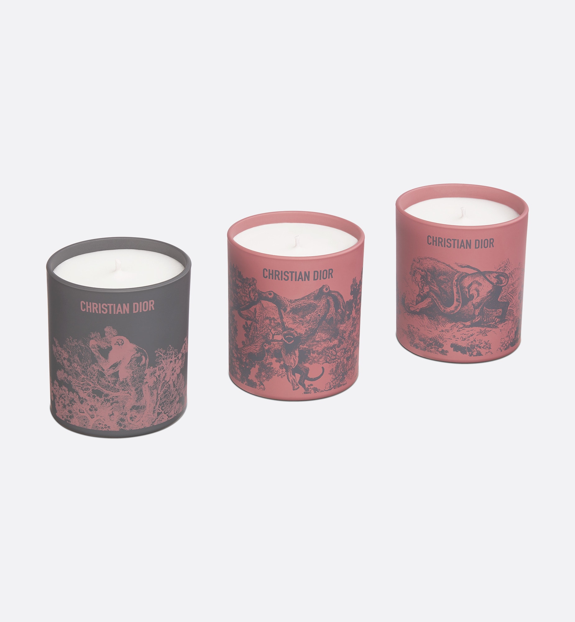 DIOR SET OF THREE MINIATURE CANDLES