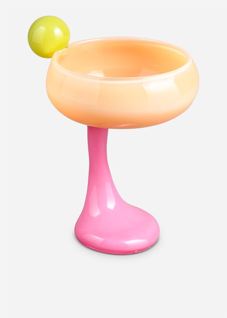 HELLE MARDAHL Bon Bon With a Twist glass cocktail coupe