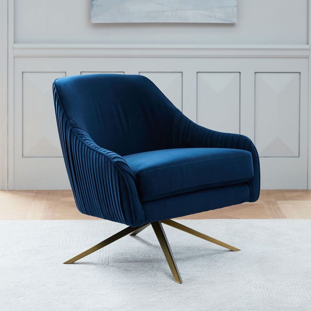 Roar + Rabbit ™️ Pleated Swivel Chair