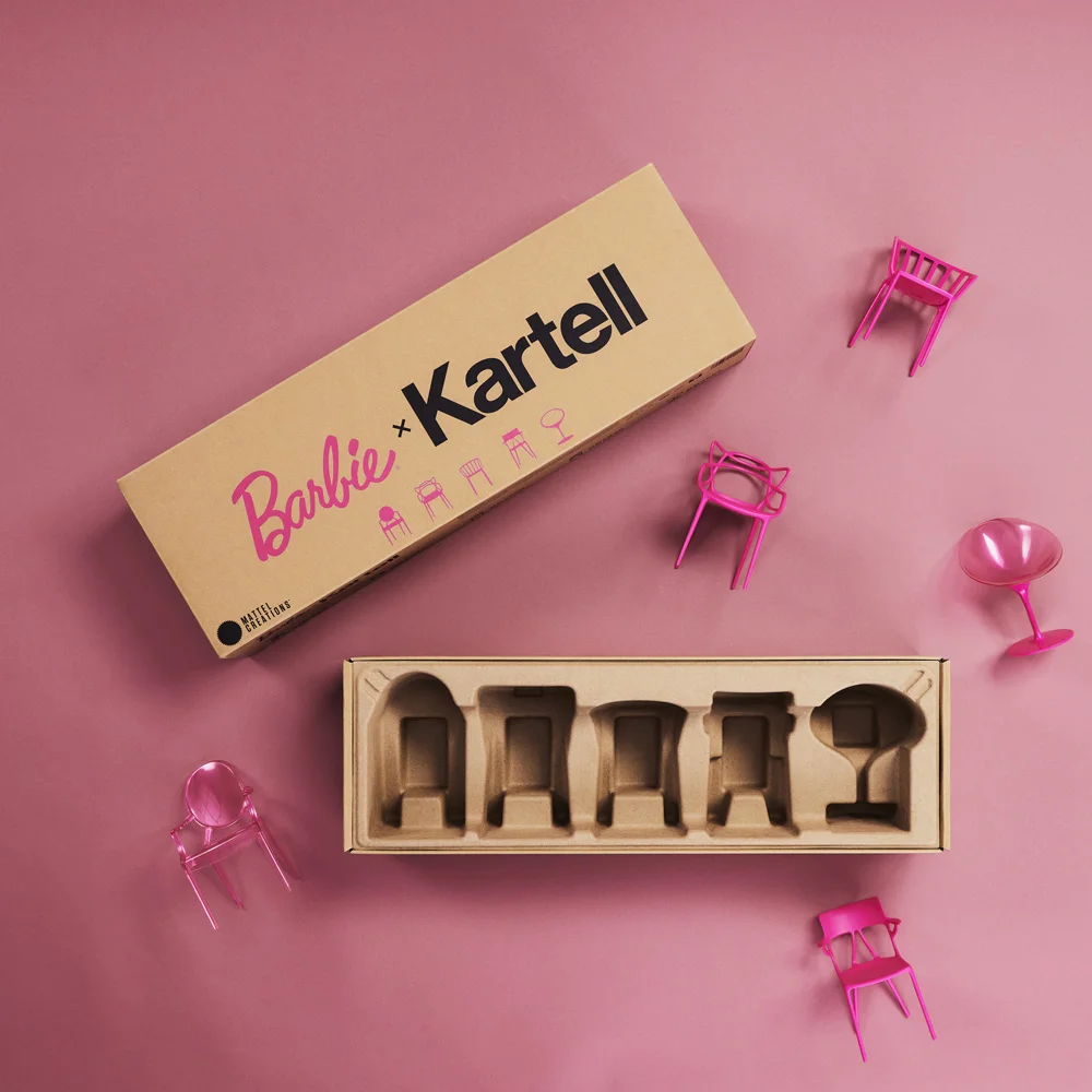 BARBIE X KARTELL DOLL-SIZED CHAIR SET