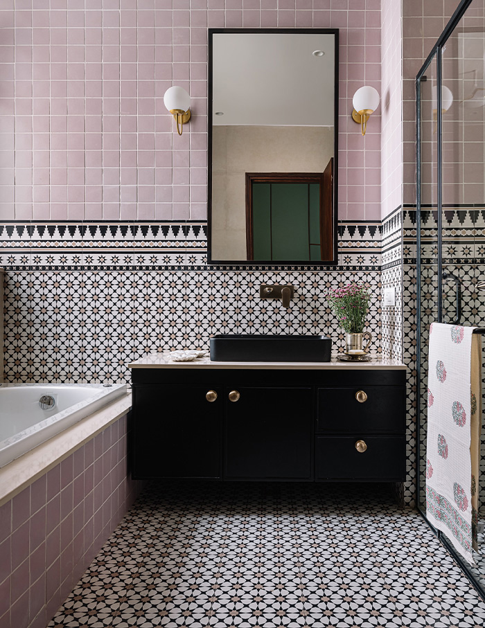 colourful bathrooms