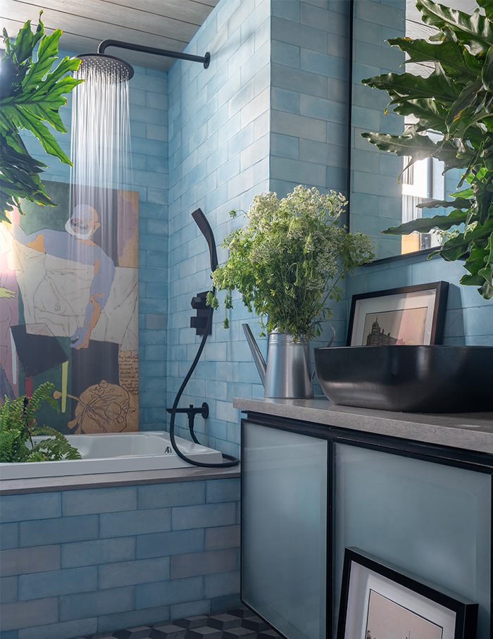 colourful bathrooms