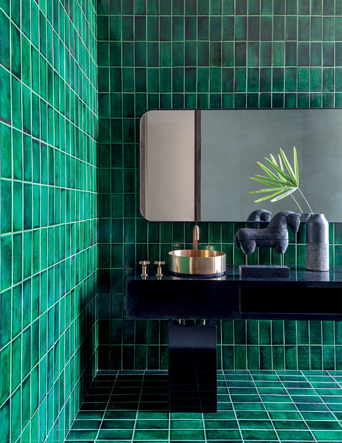 colourful bathrooms