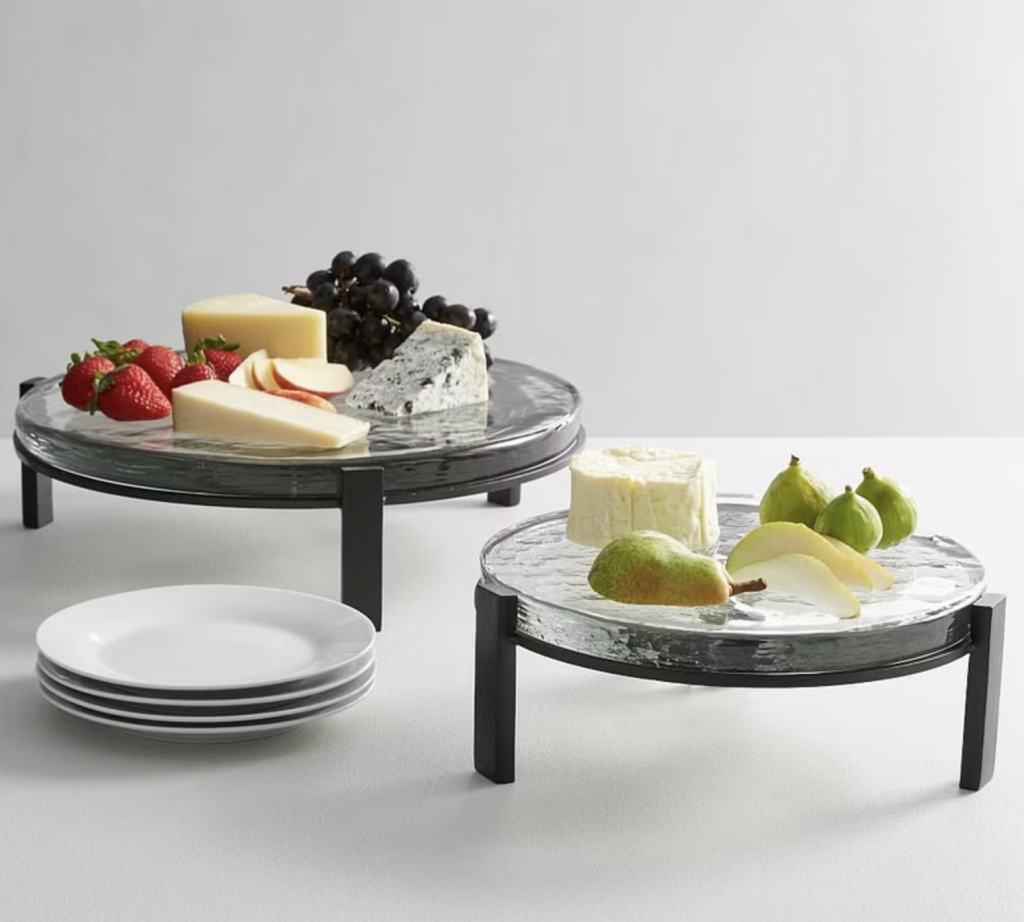 SLAB GLASS ROUND PEDESTAL