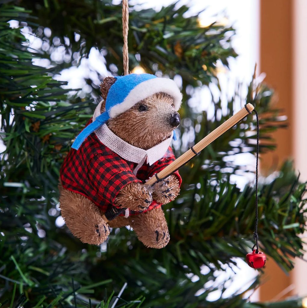 Bottlebrush Dapper Animal Ornaments