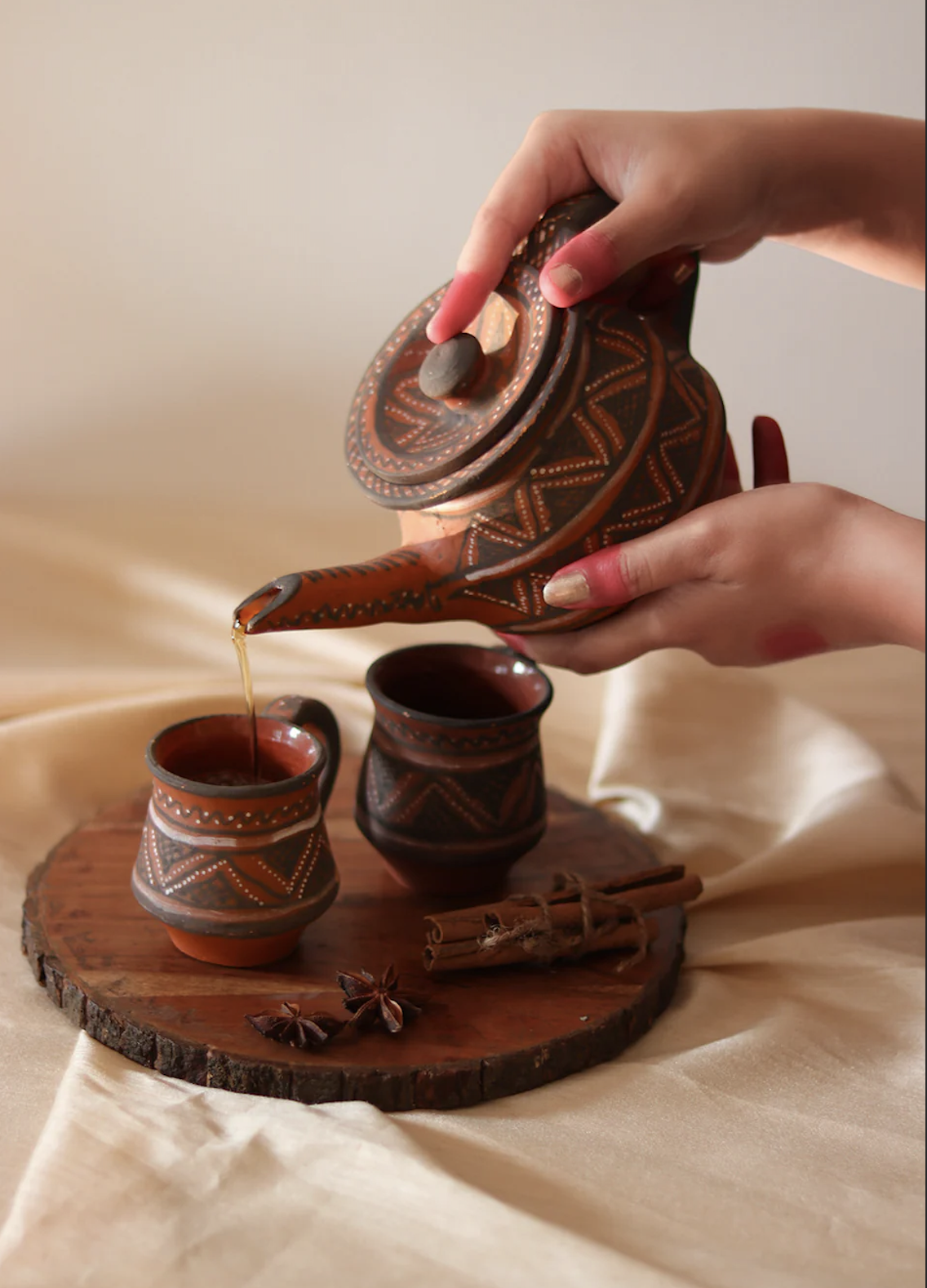 Khavda tea set