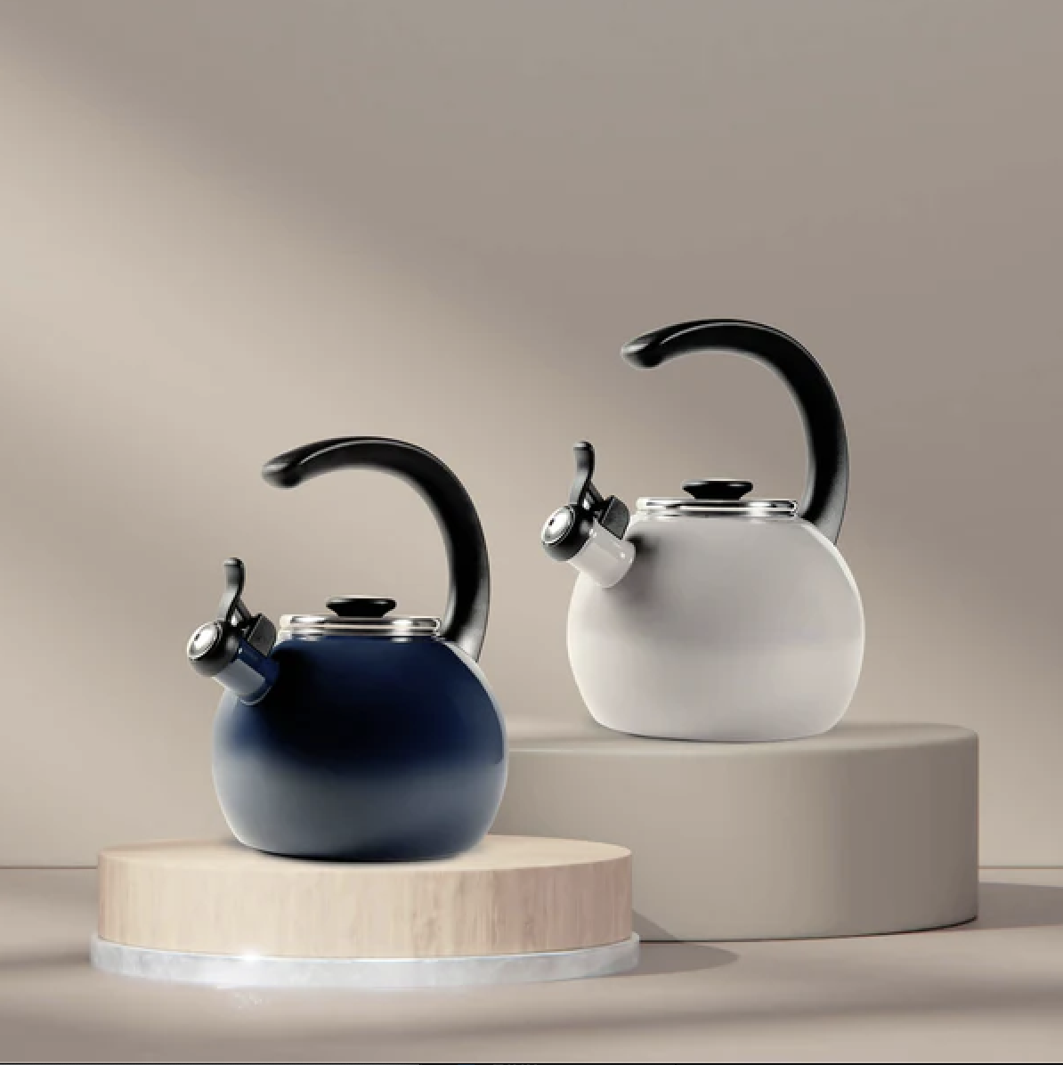 Circulon Enamel On Steel Whistling Tea Kettle 1.9L