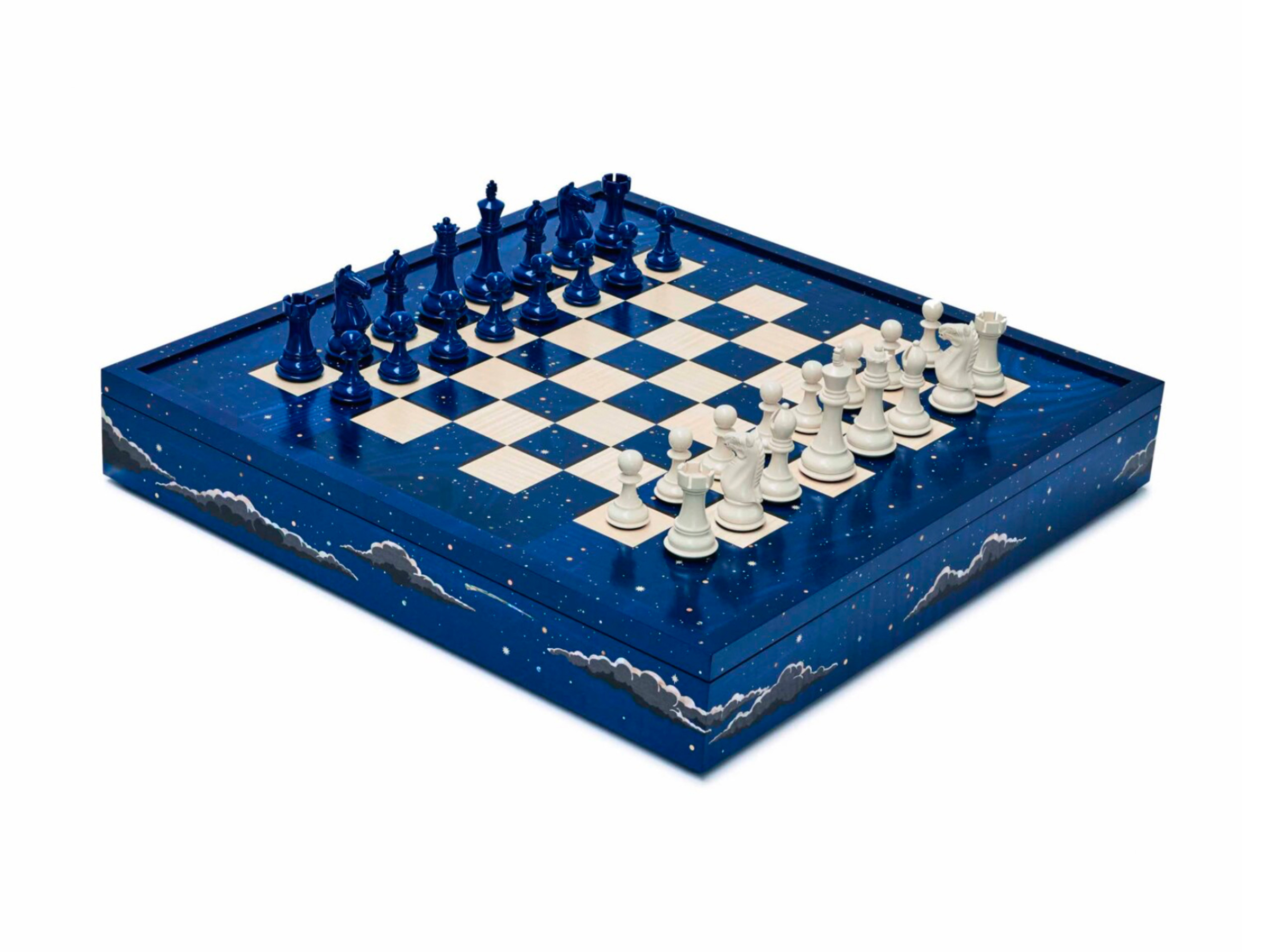 CELESTIAL CHESS & BACKGAMMON FULL-SIZE SET