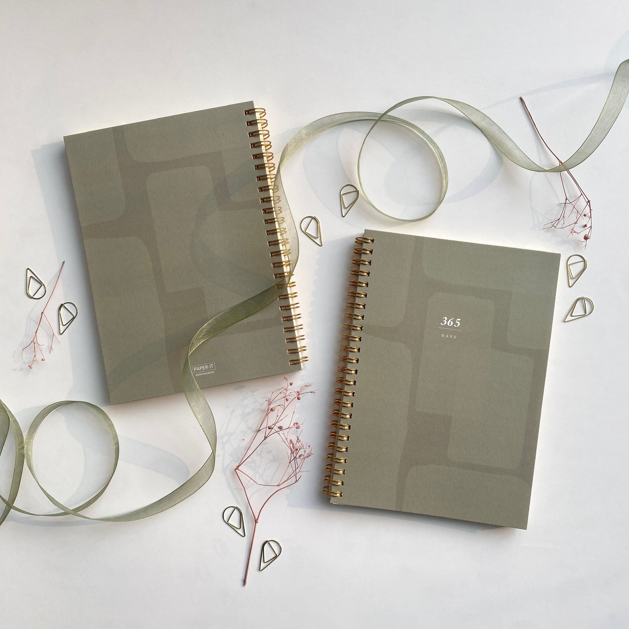 A5 evergreen planner notebook