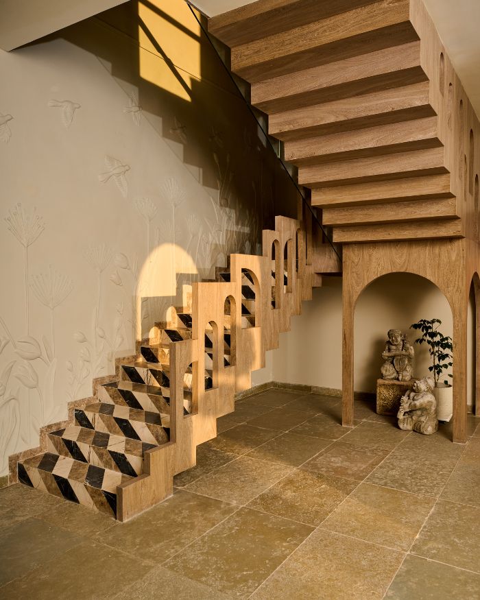 European style home by Stories with AD in Chandigarh