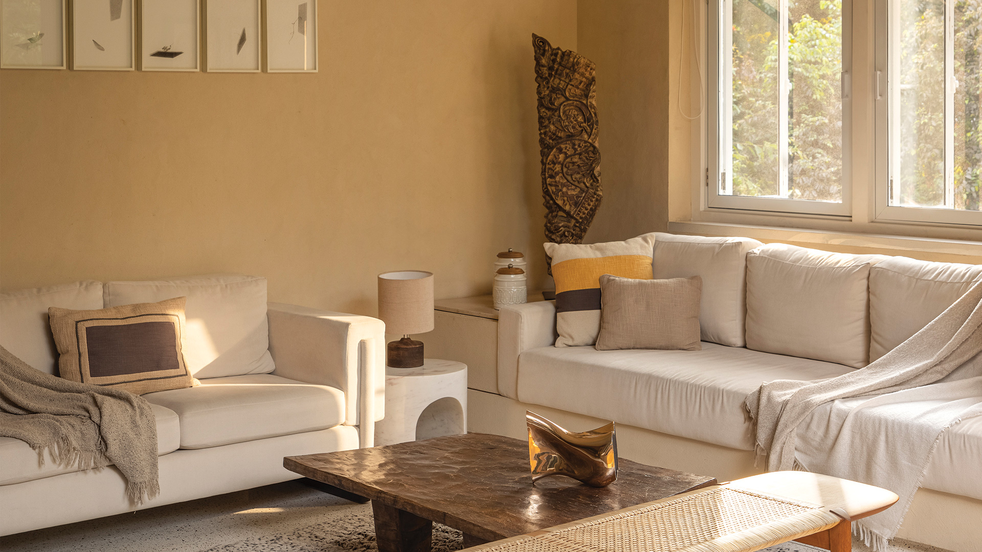 Living room sunny view