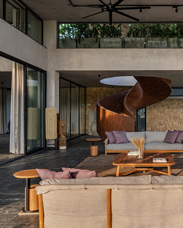 The inviting living room; Photography by Shamanth Patil