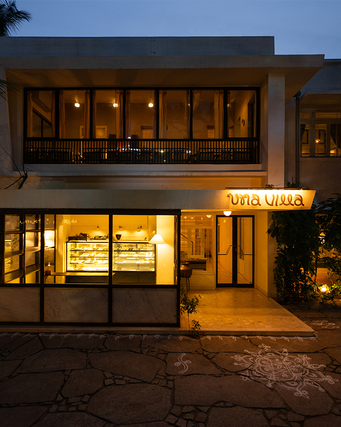 The Una Villa restaurant view; Photography by Hashim Badani