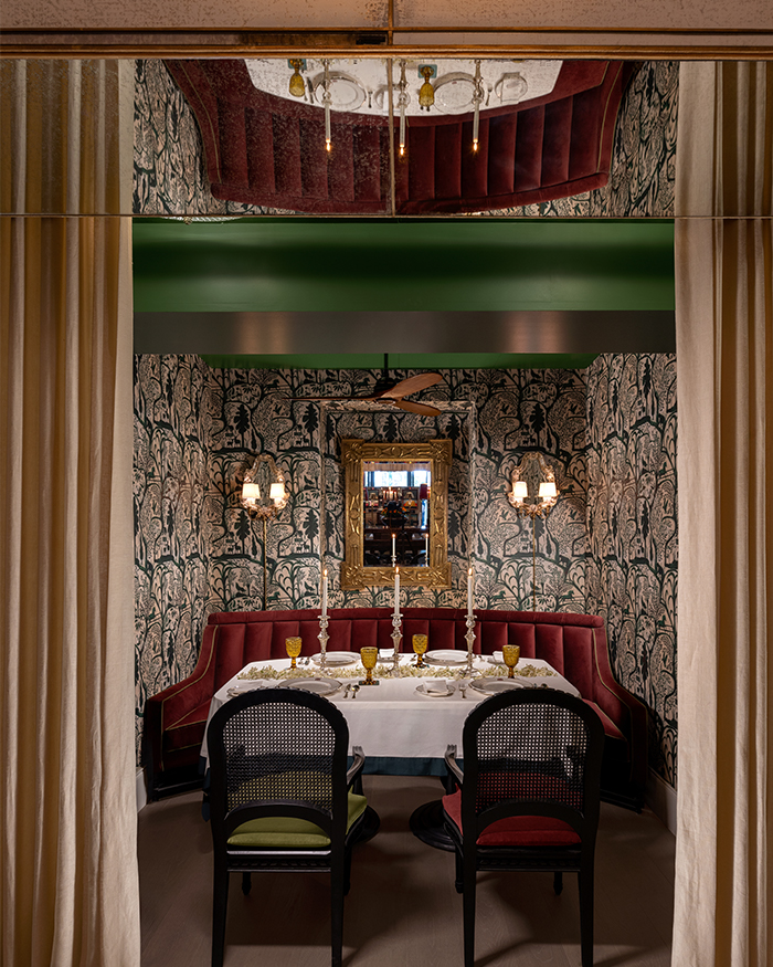 Private dining cocoon in Kala Swasti