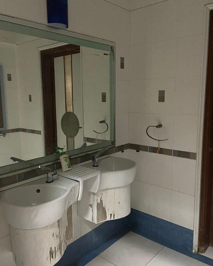 Before: The bathroom