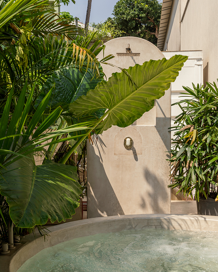 Water and greenery add to the calmness of the home; Photography by Elmer S D’Souza and Abhijit Parsekar, The Photoarchitects