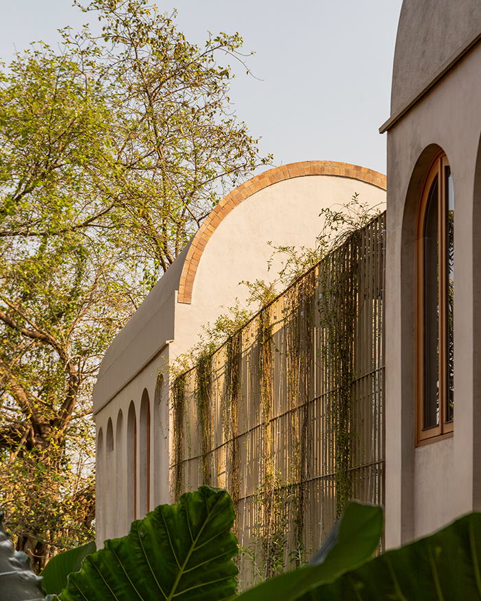 Curves flow in continuum throughout the House of Tao; Photography by Elmer S D’Souza and Abhijit Parsekar, The Photoarchitects