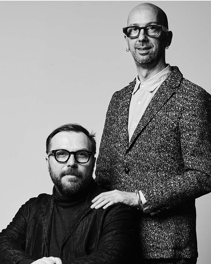 Frédéric Rochette and Hervé Winkler of RoWin Atelier at India Design ID Mumbai 2026