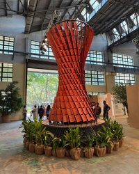 A Bio-philic Air Cooling & Purifying Installation at Conscious Collective 2024